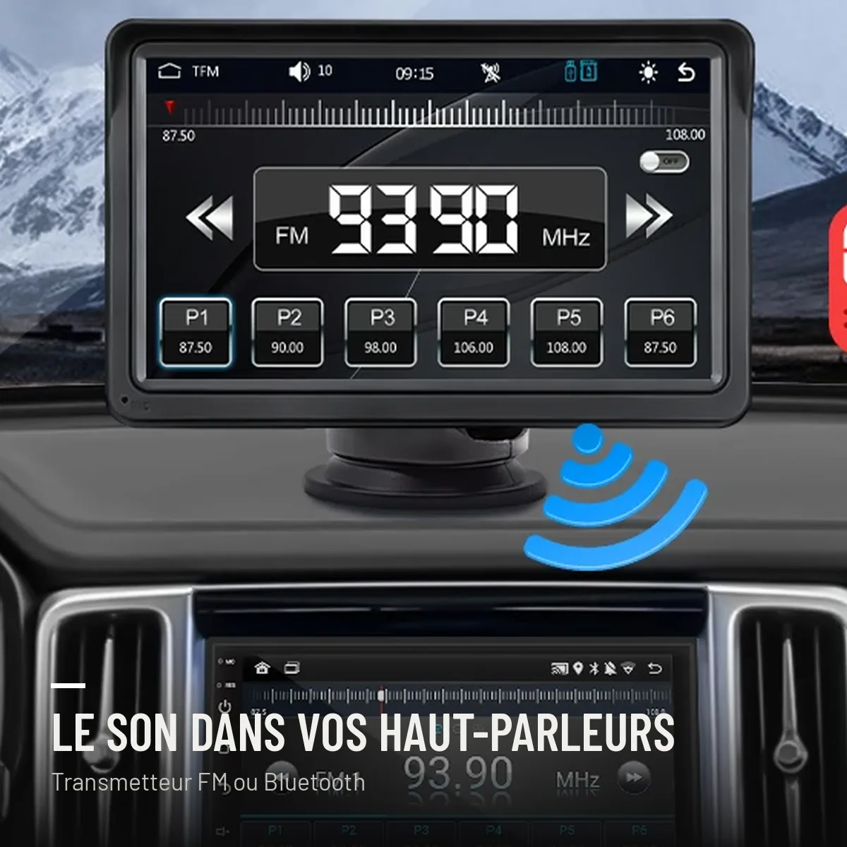 Écran CarPlay & Android Auto 7 pouces, photo 3
