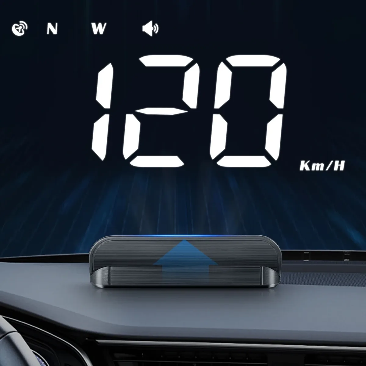 Affichage tête haute OBD2 + GPS