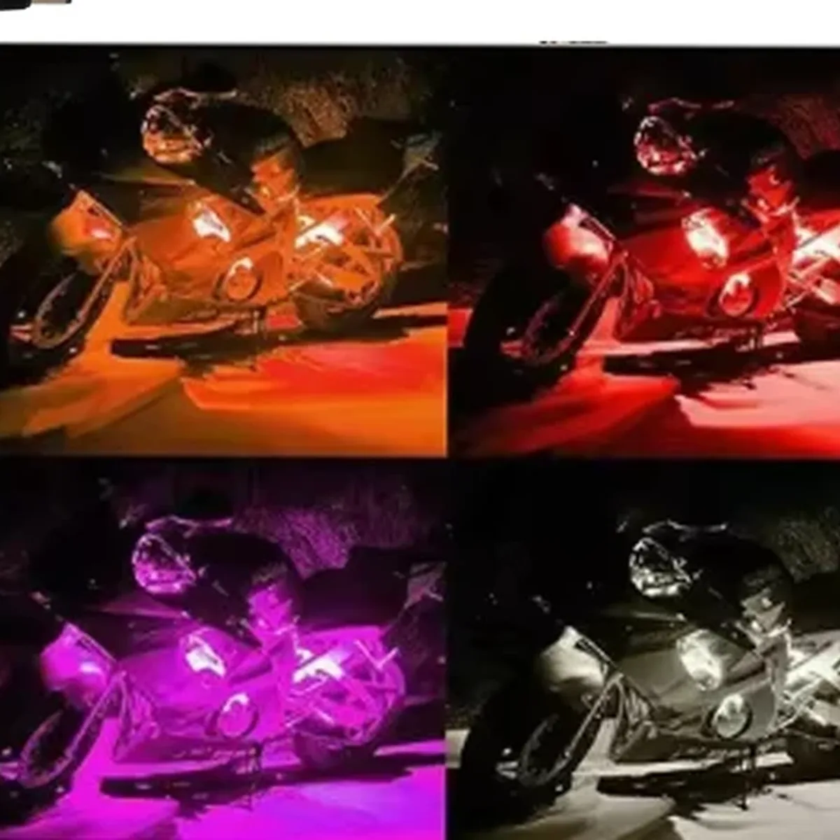 Kit LED RGB pour moto