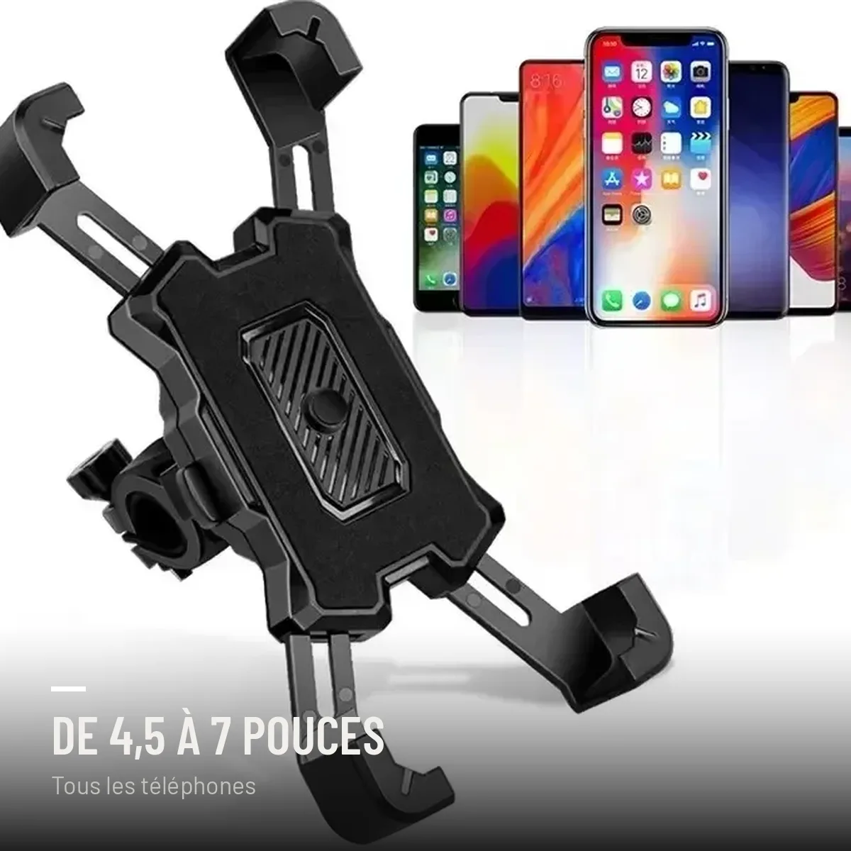 Support téléphone moto à verrouillage, photo 4